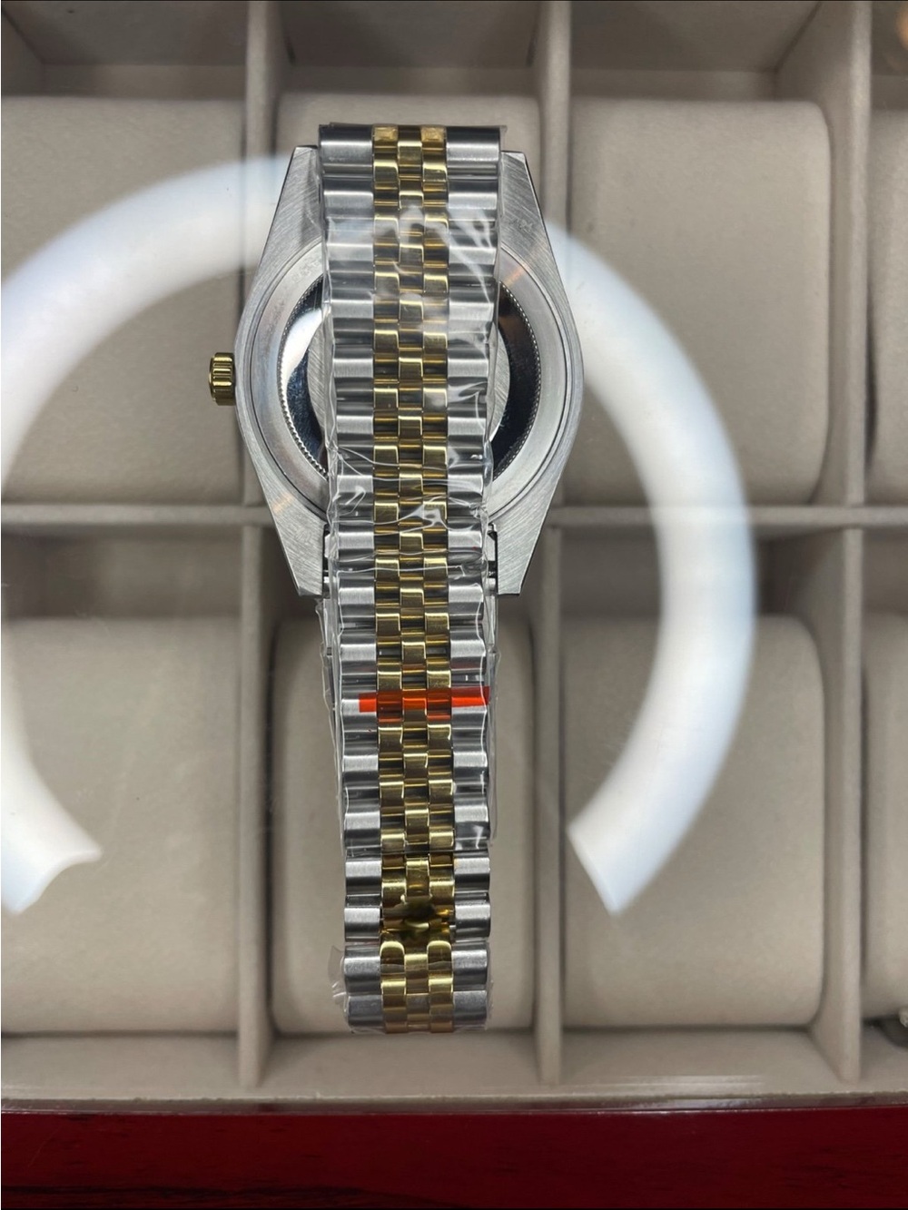 Two-Tone Gold Dial Men's Dress Watch - Picture 3 of 6
